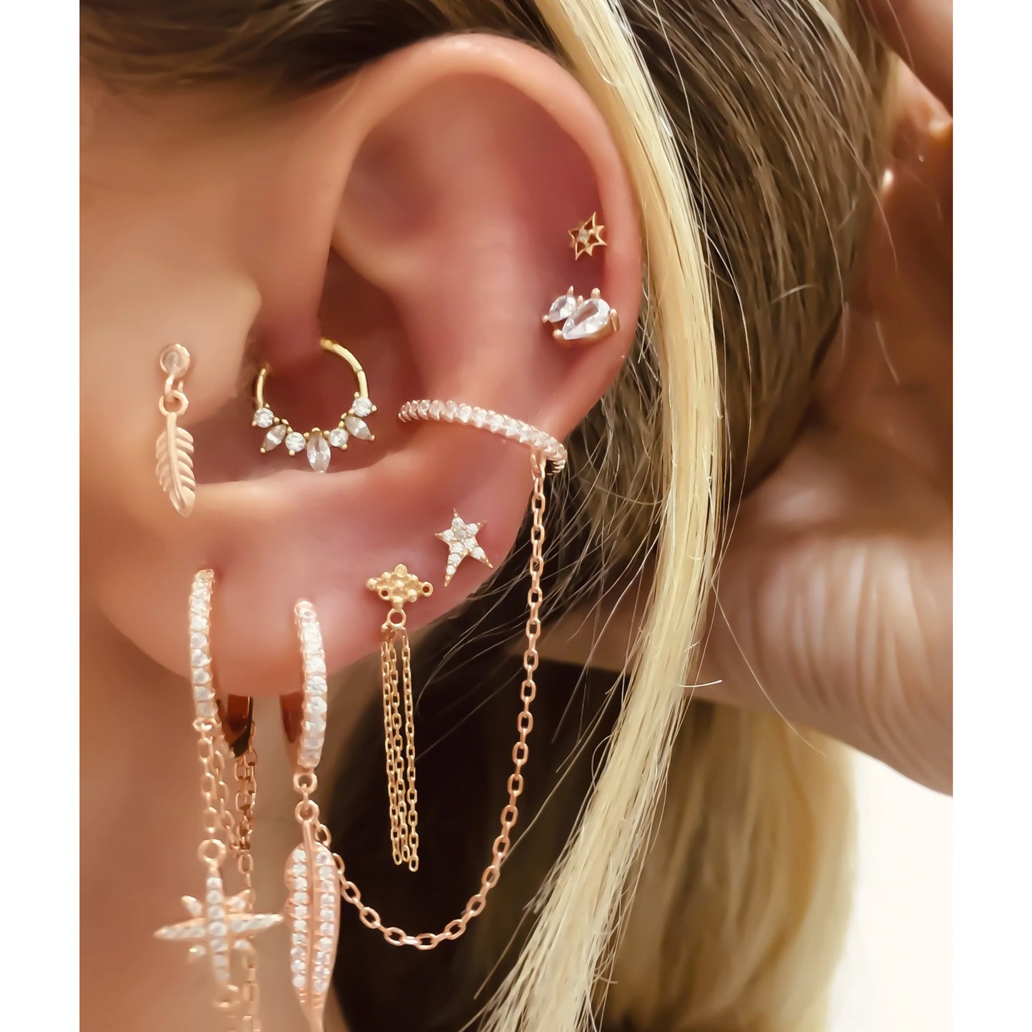 Micro Notte Gold Piercing