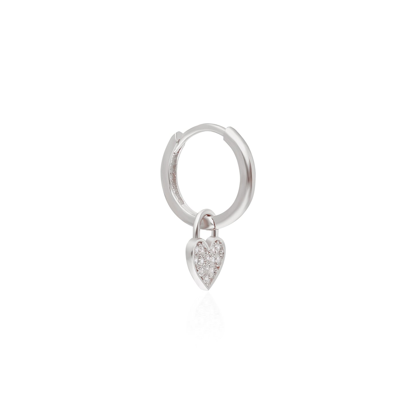 Mini Heart Drop Earring