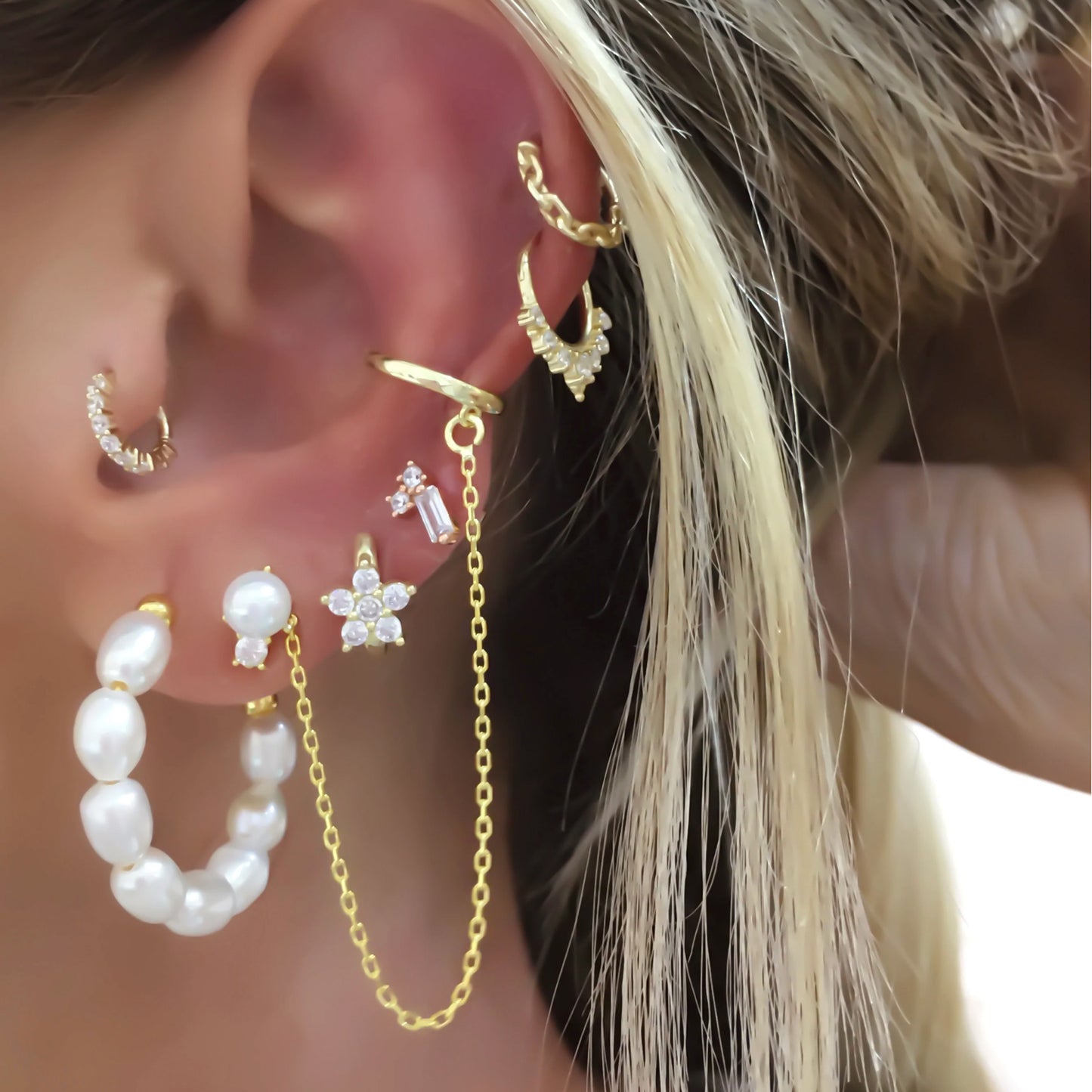 Mini Hoop Gold Piercing