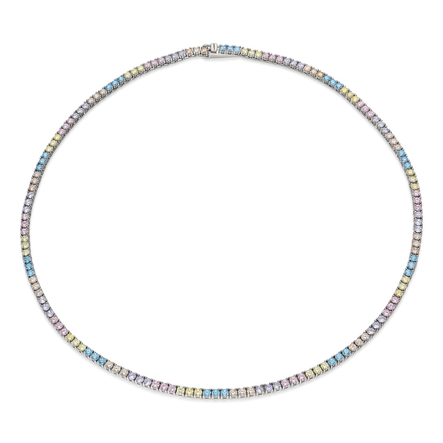 Pastel Multicolor Choker Necklace