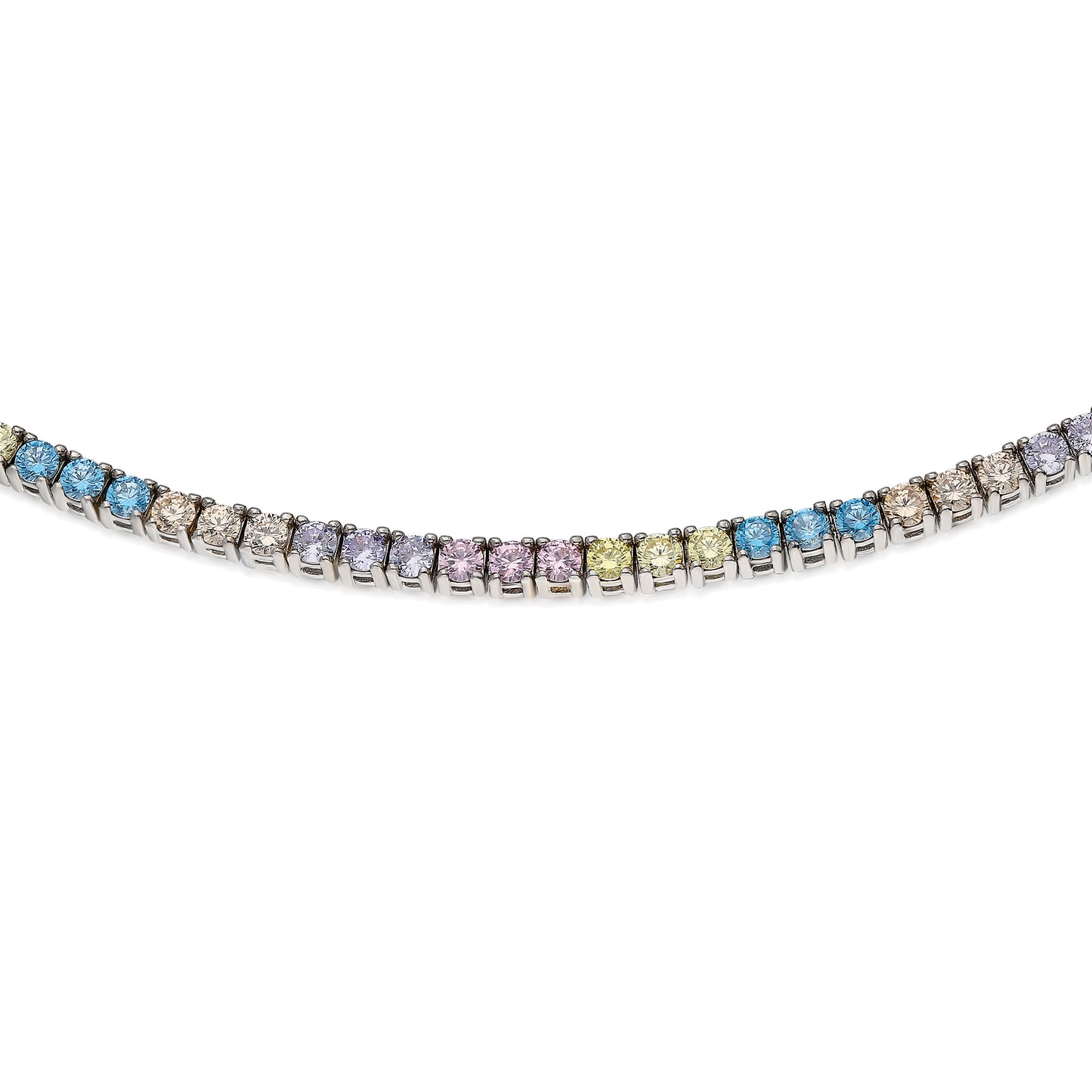 Pastel Multicolor Choker Necklace