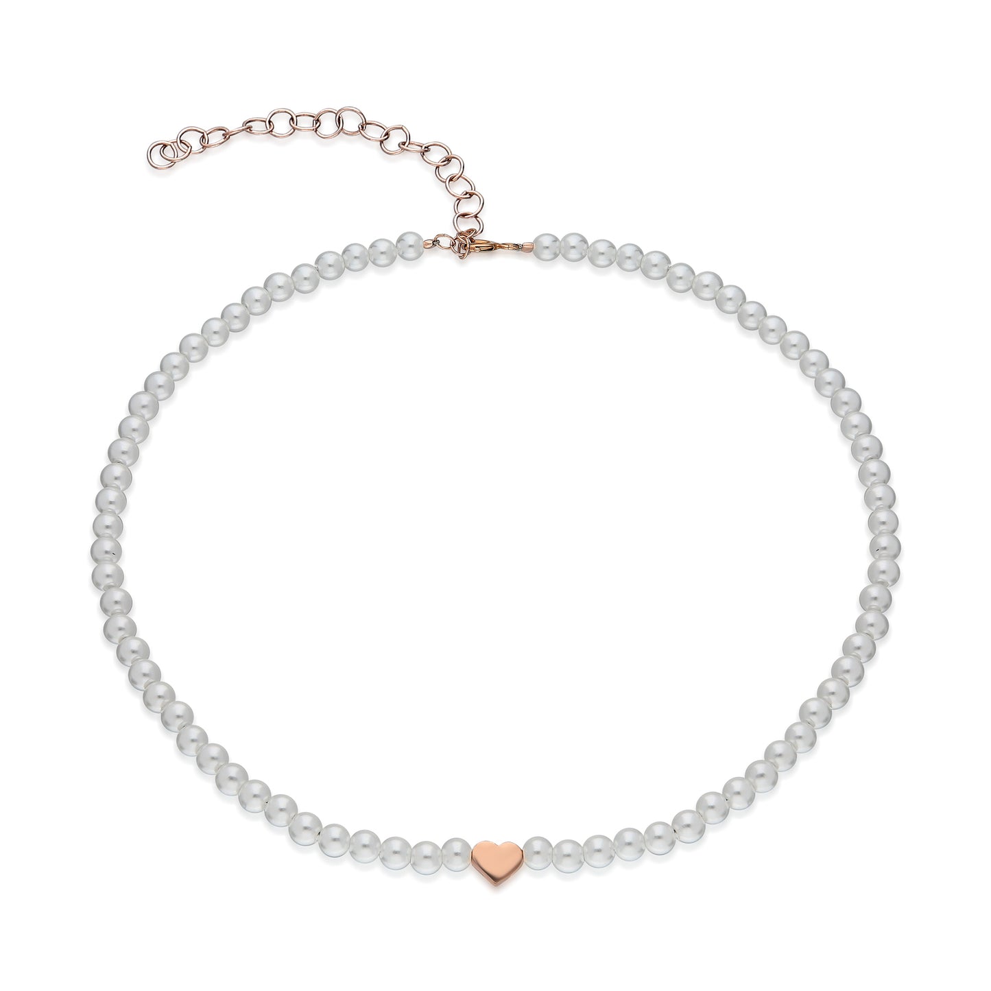 Pearl Heart Choker