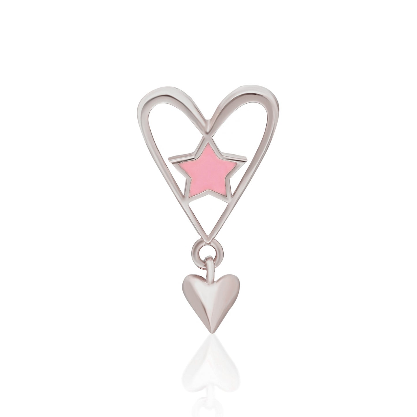 Pink Pupa Earring