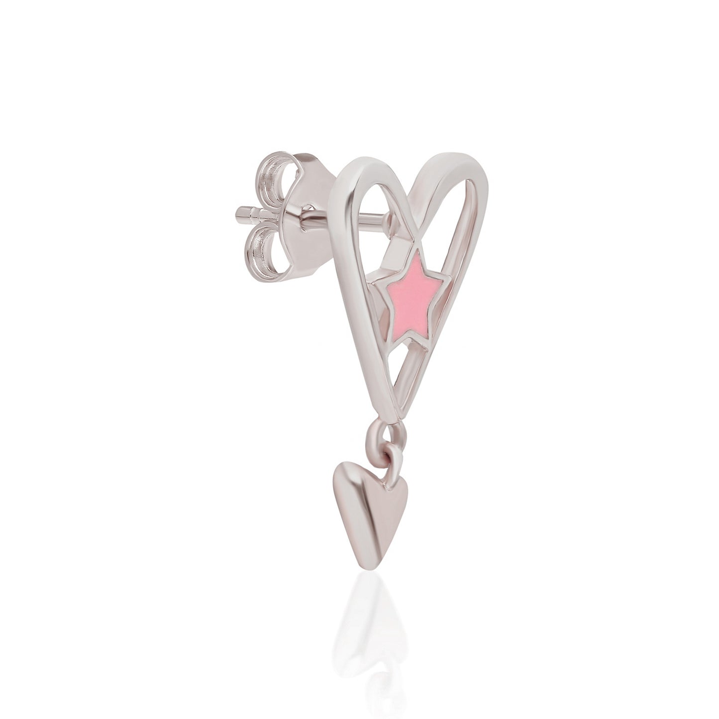 Pink Pupa Earring