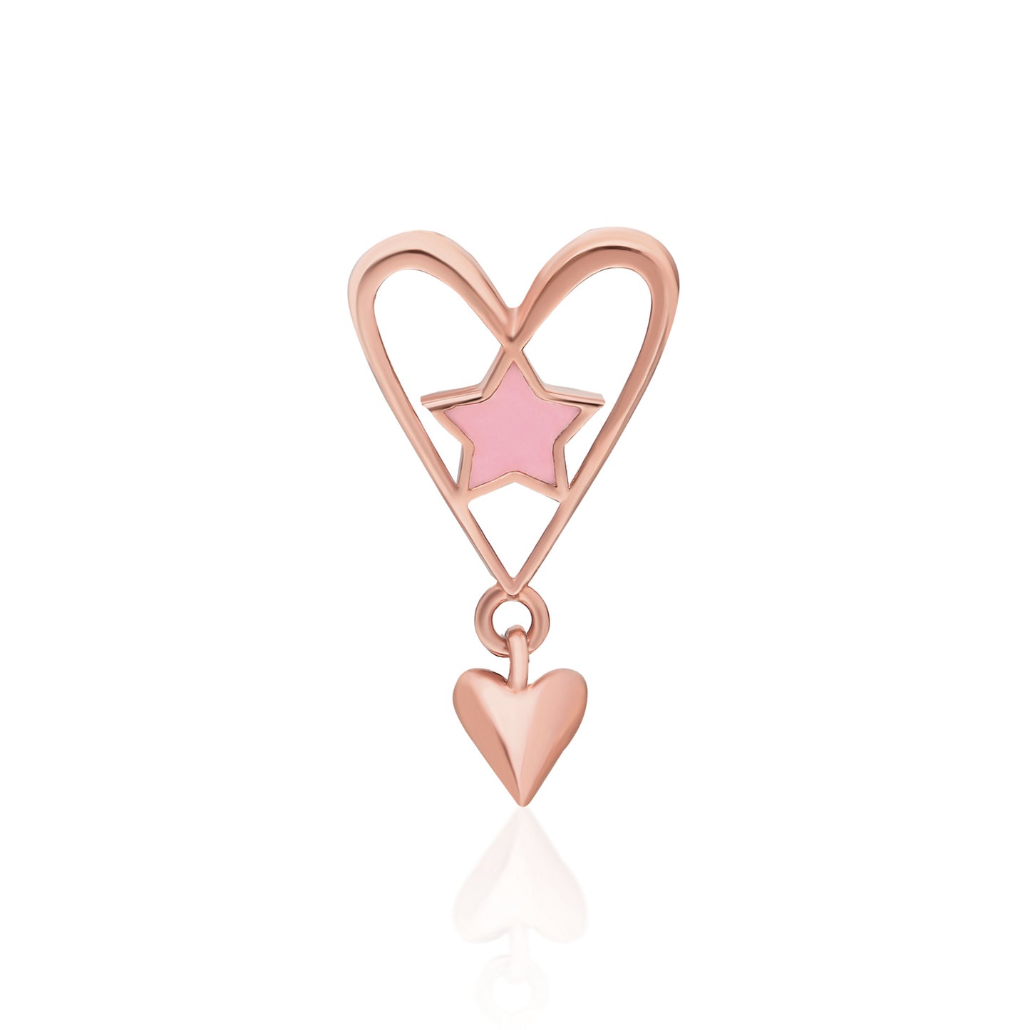 Pink Pupa Earring