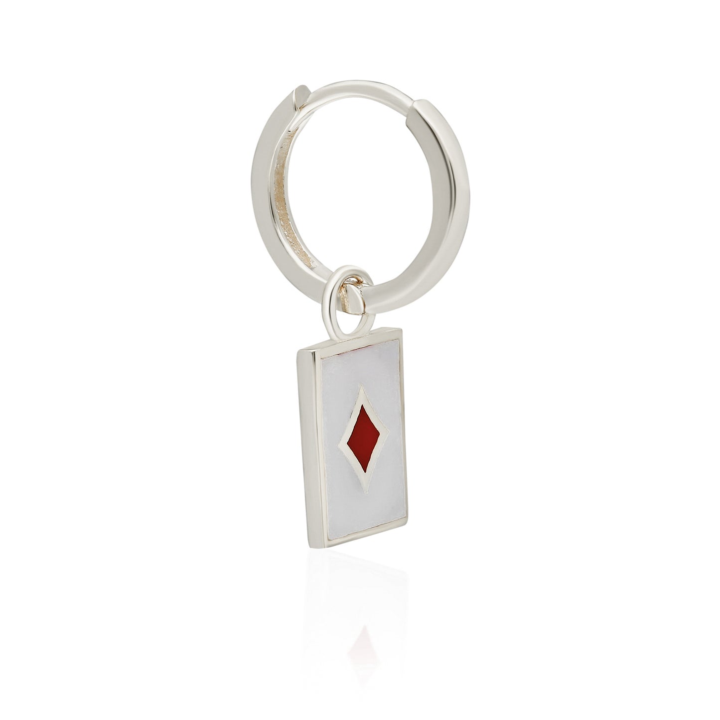 Poker Diamond Earring