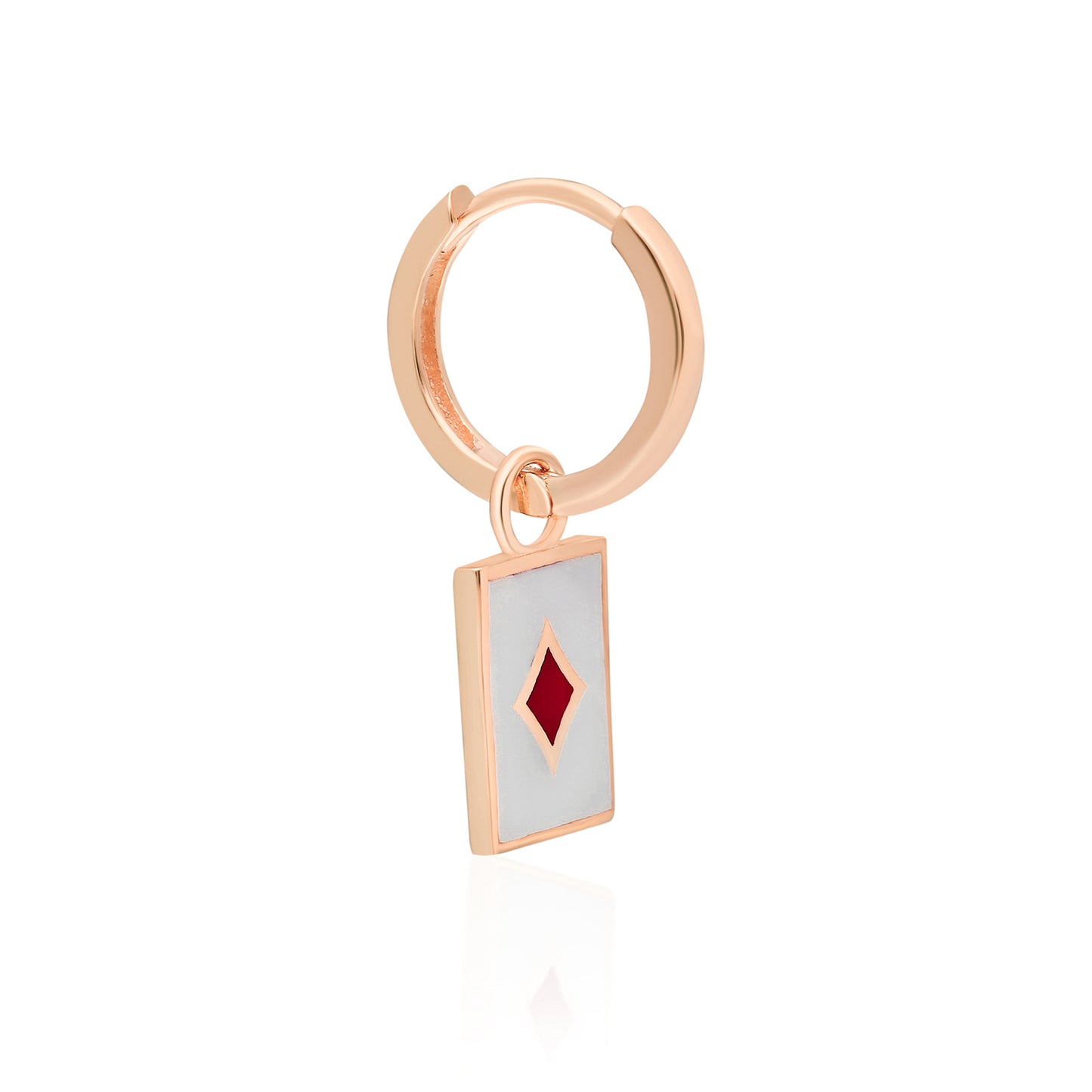 Poker Diamond Earring
