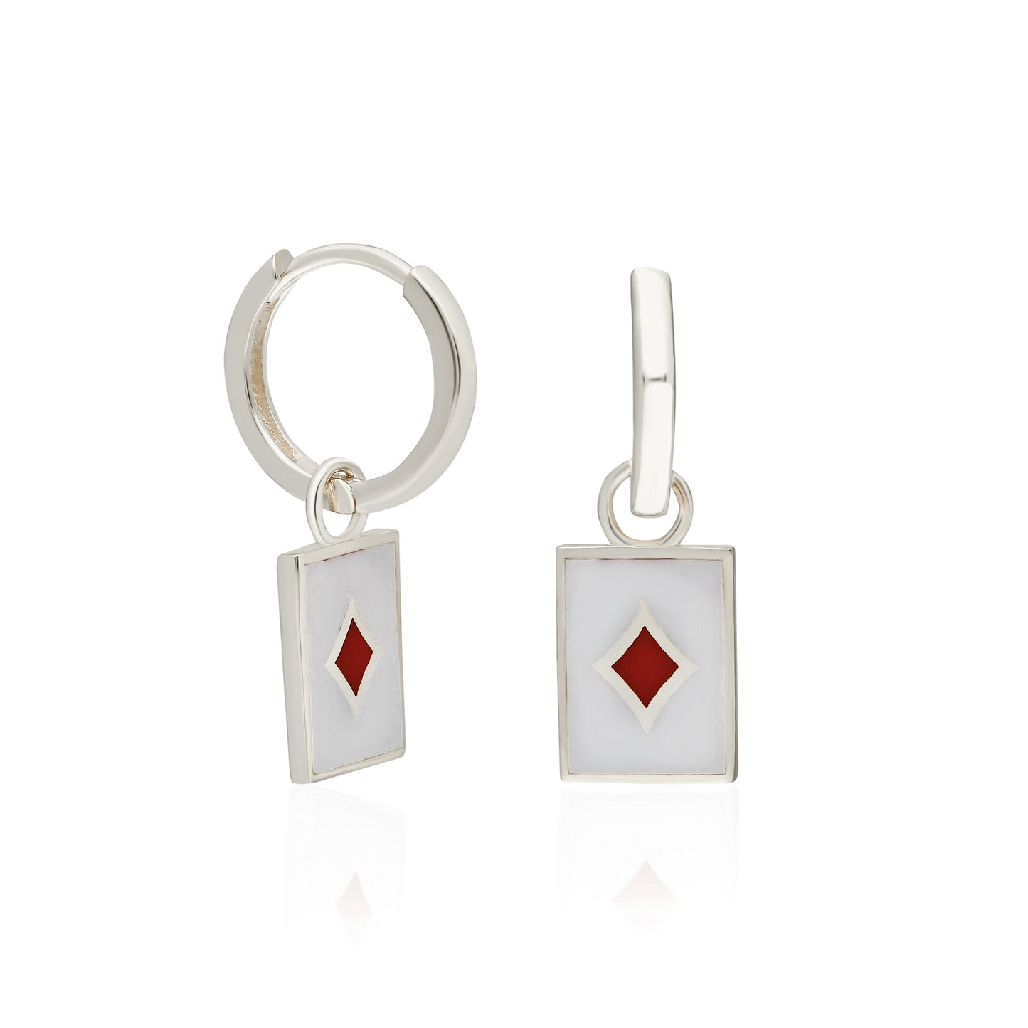Poker Diamond Earring