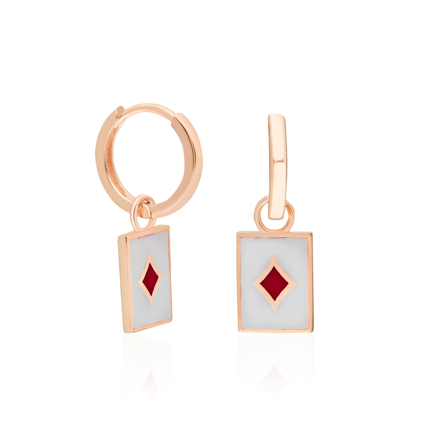 Poker Diamond Earring