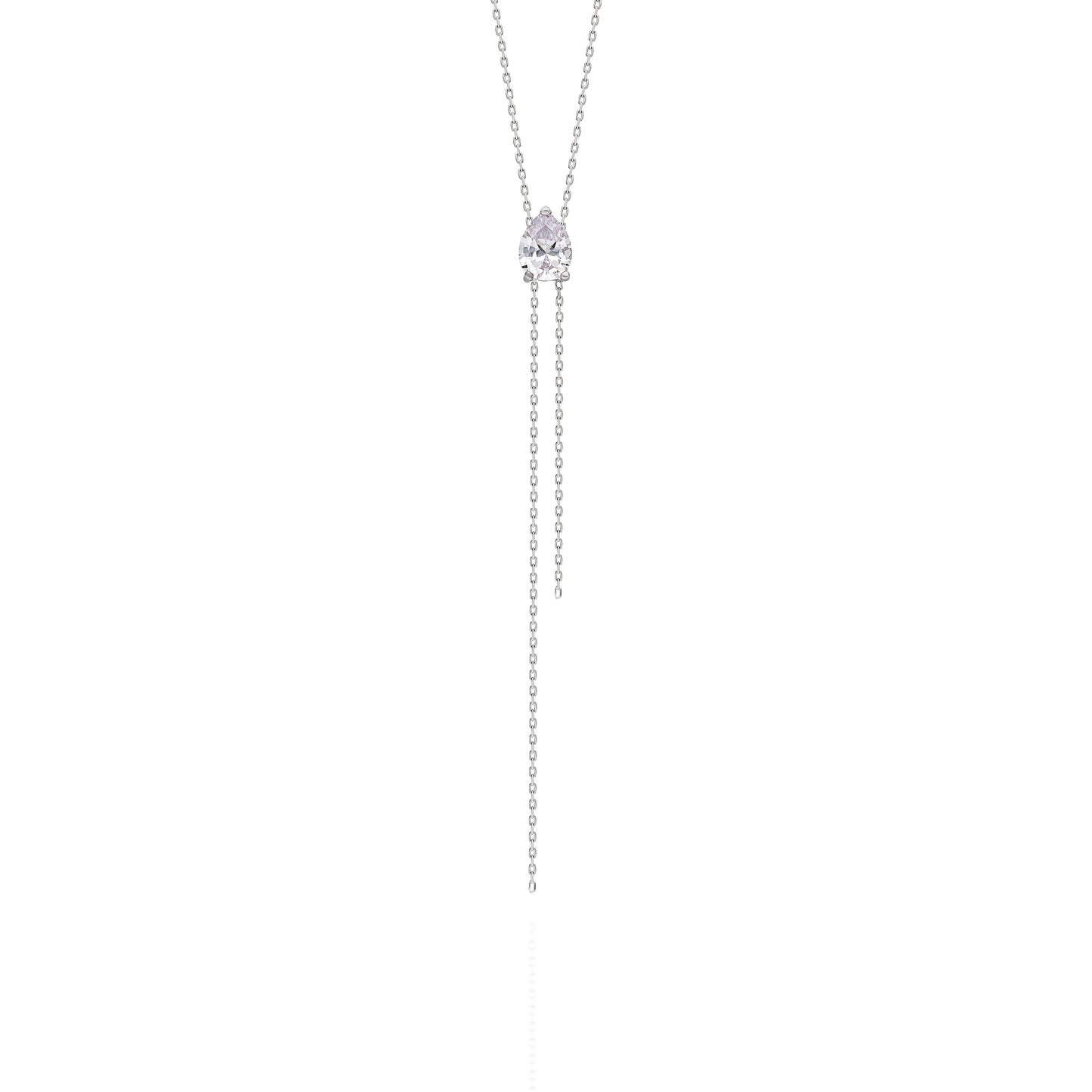 Sevilla Teardrop Double Chain Necklace