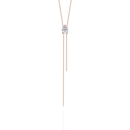 Sevilla Teardrop Double Chain Necklace