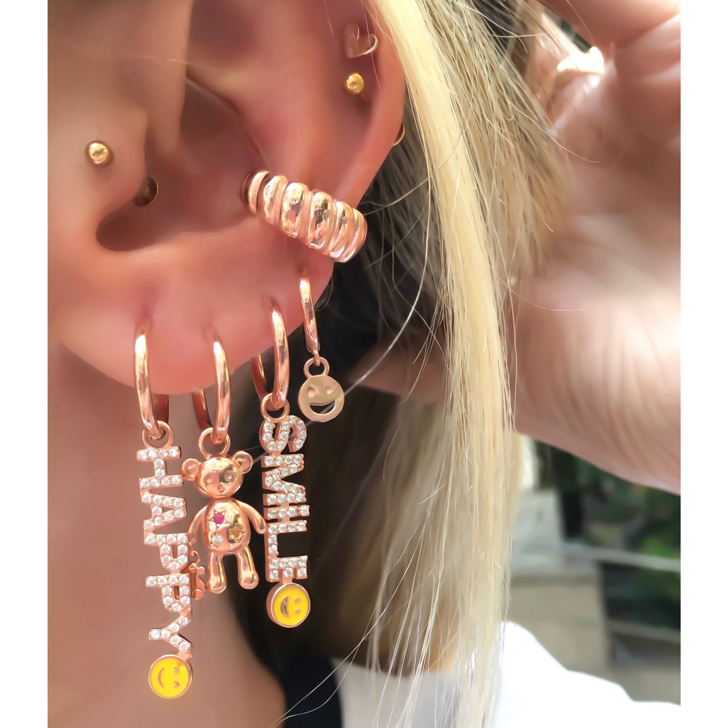 Smile Face Earring