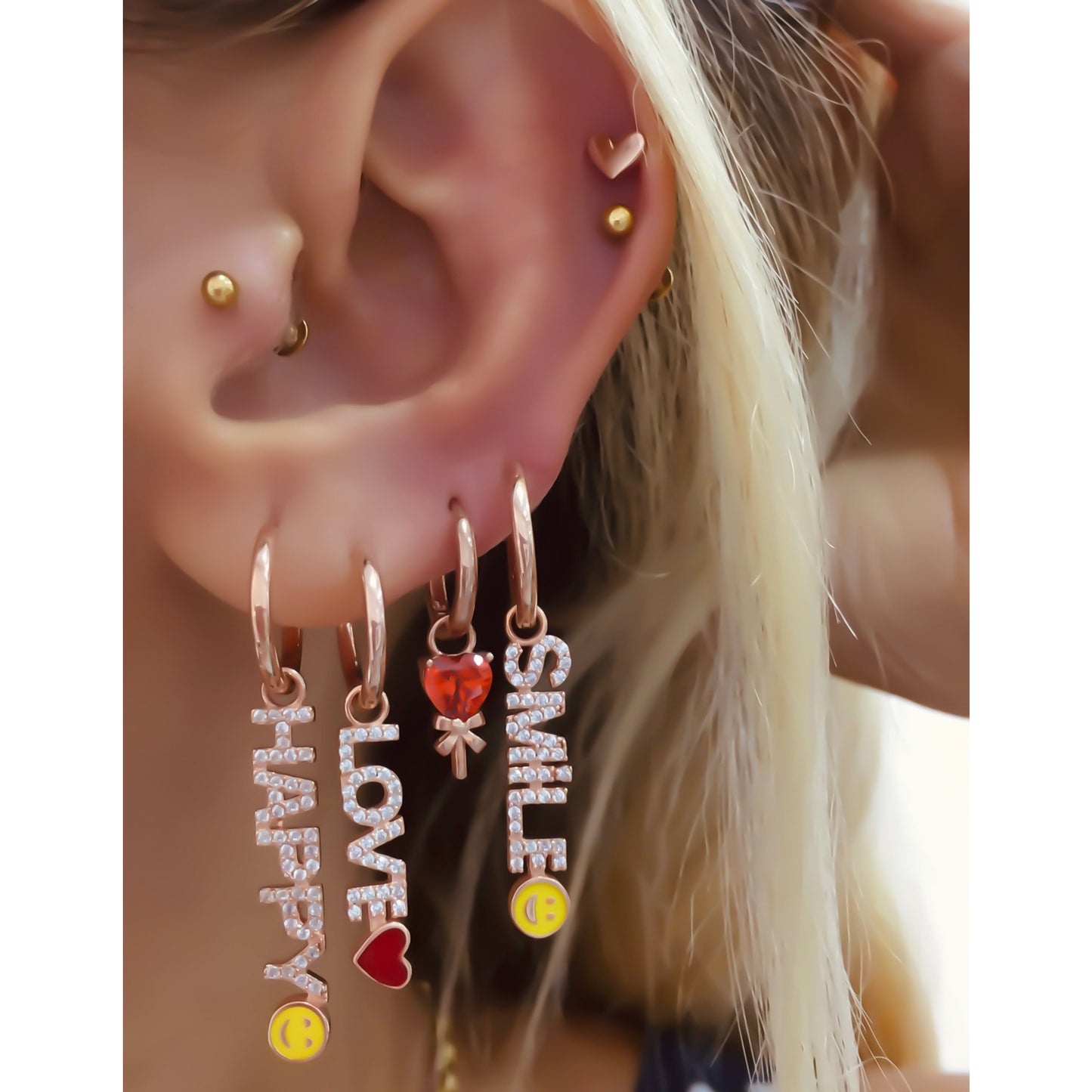 Smile Face Earring