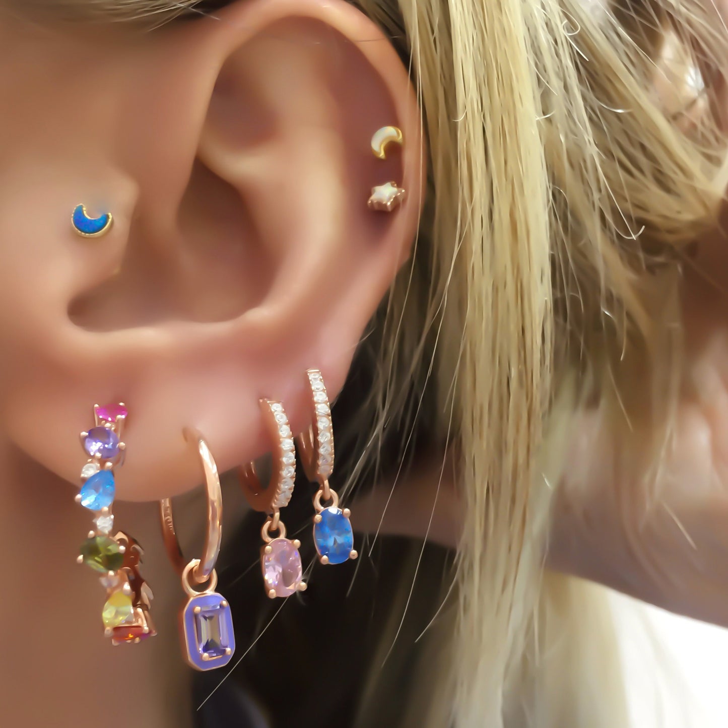Sofia Mix Loop Earring