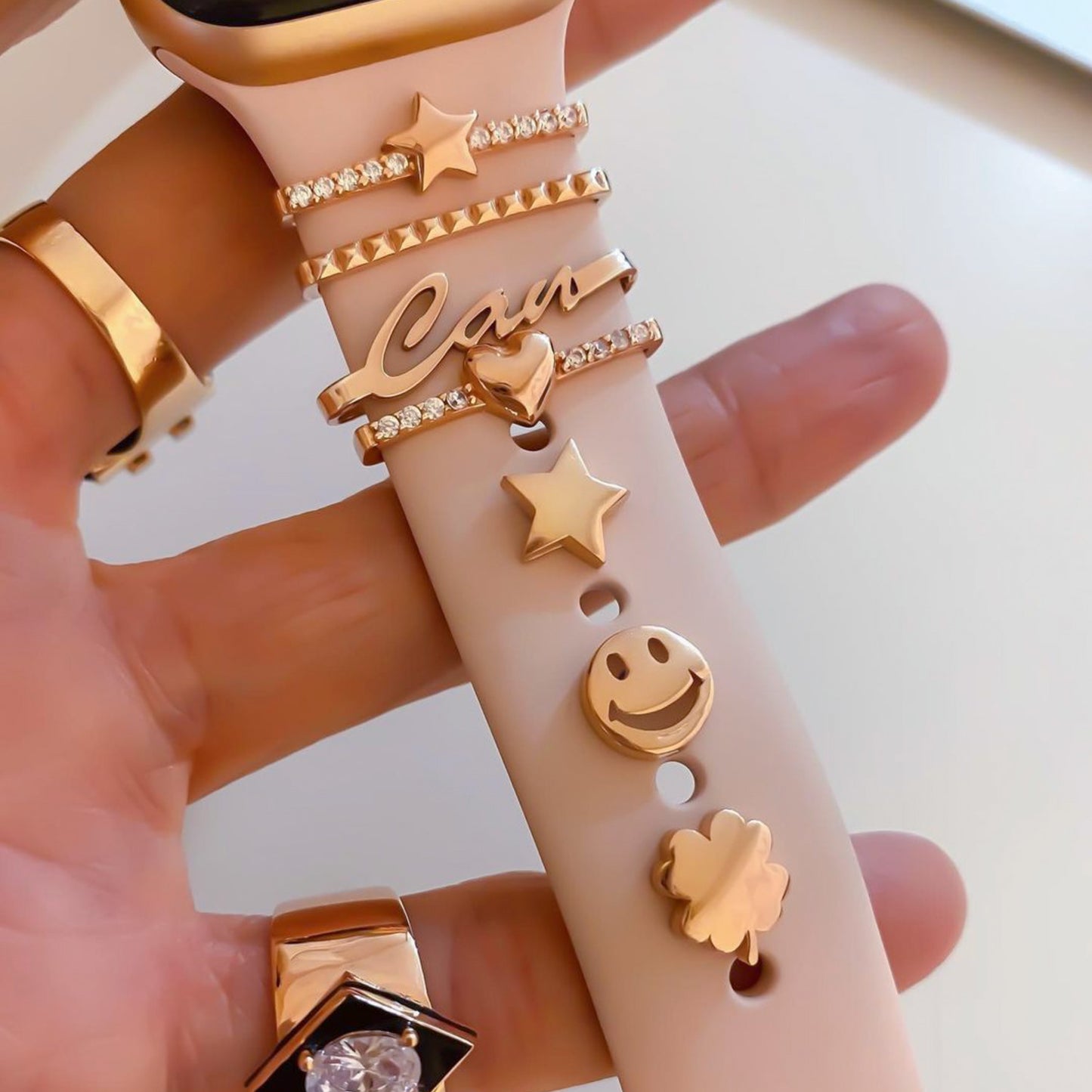 Clover Watch Band Charm