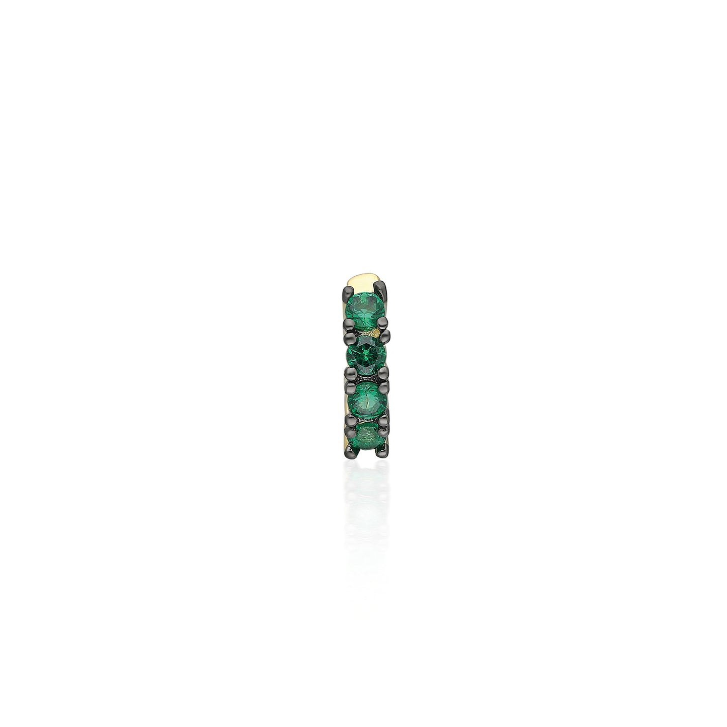 Stras Green Charm Earring