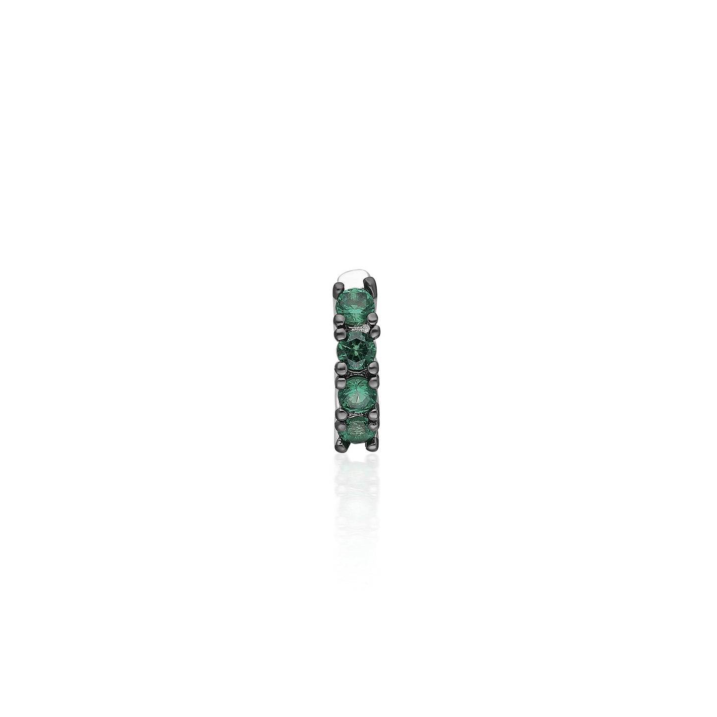 Stras Green Charm Earring
