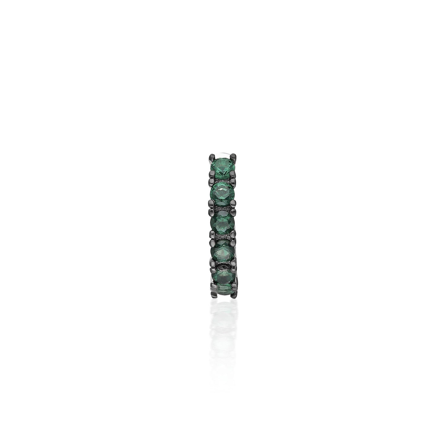 Stras Green Charm M Earring