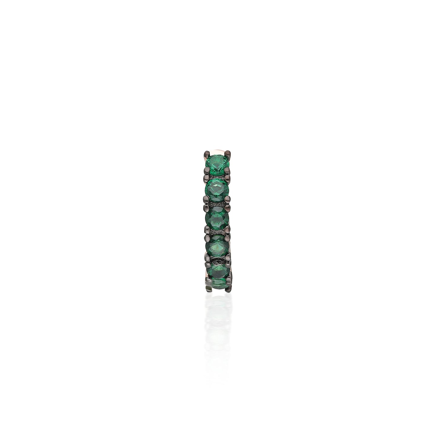 Stras Green Charm M Earring