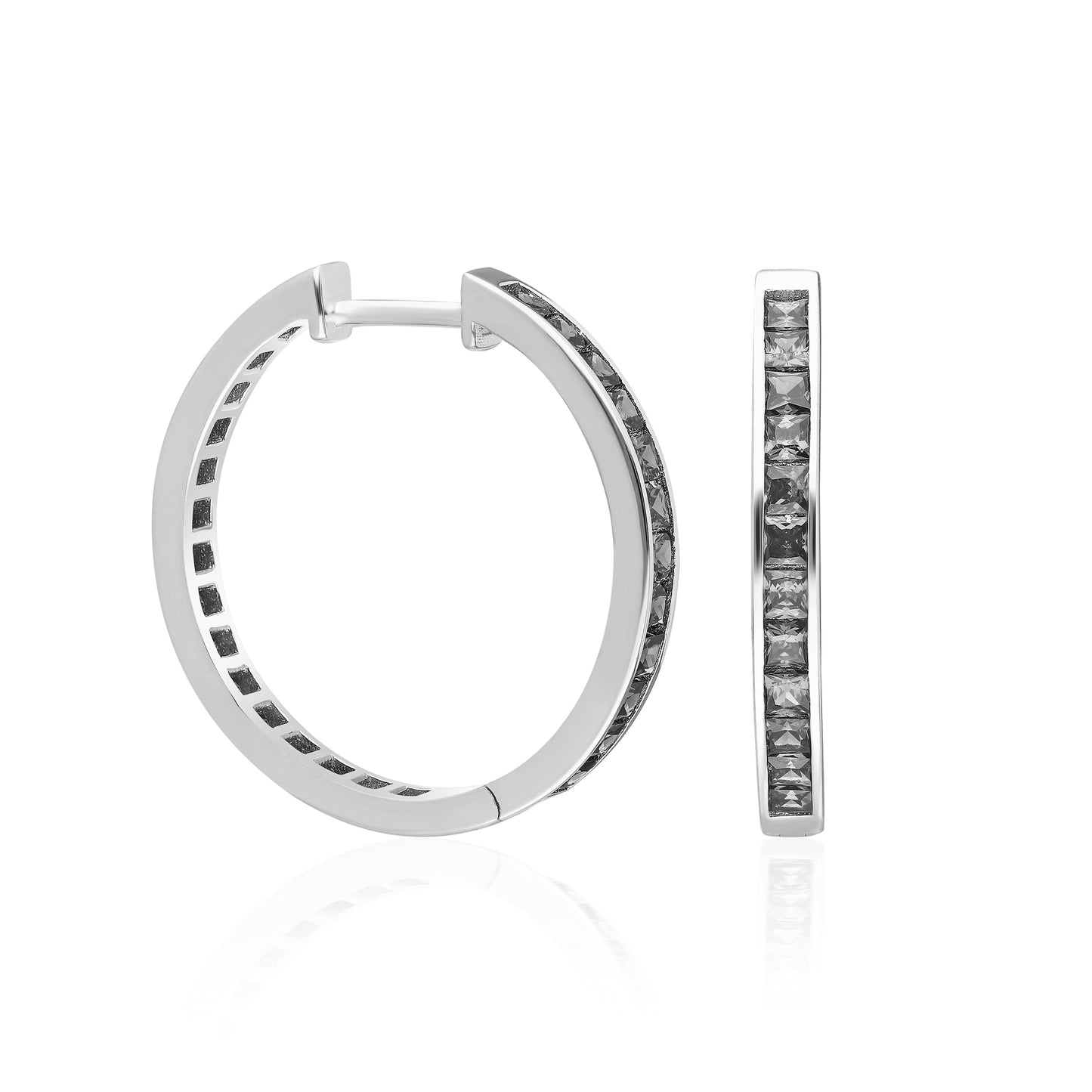 Stras Green Suq Hoop Earring