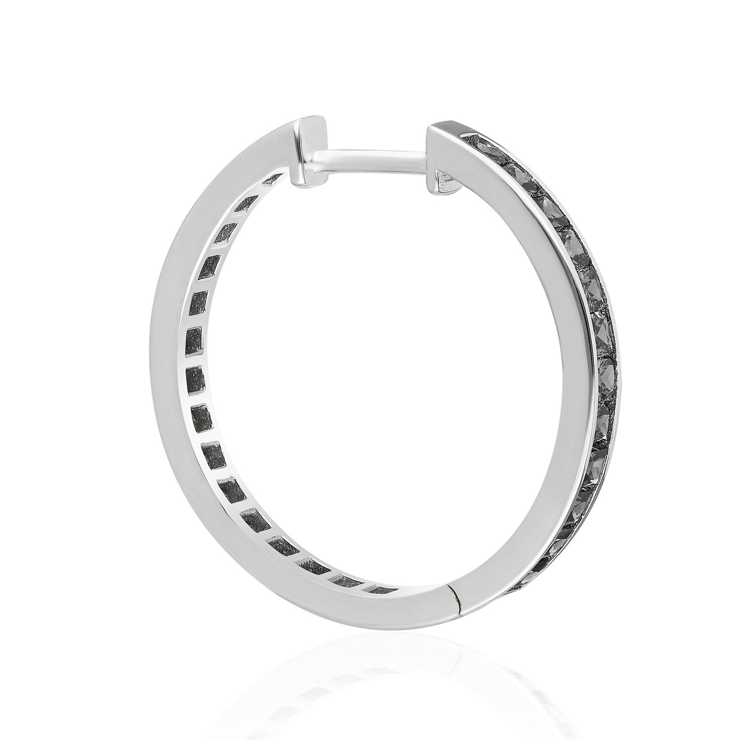 Stras Green Suq Hoop Earring