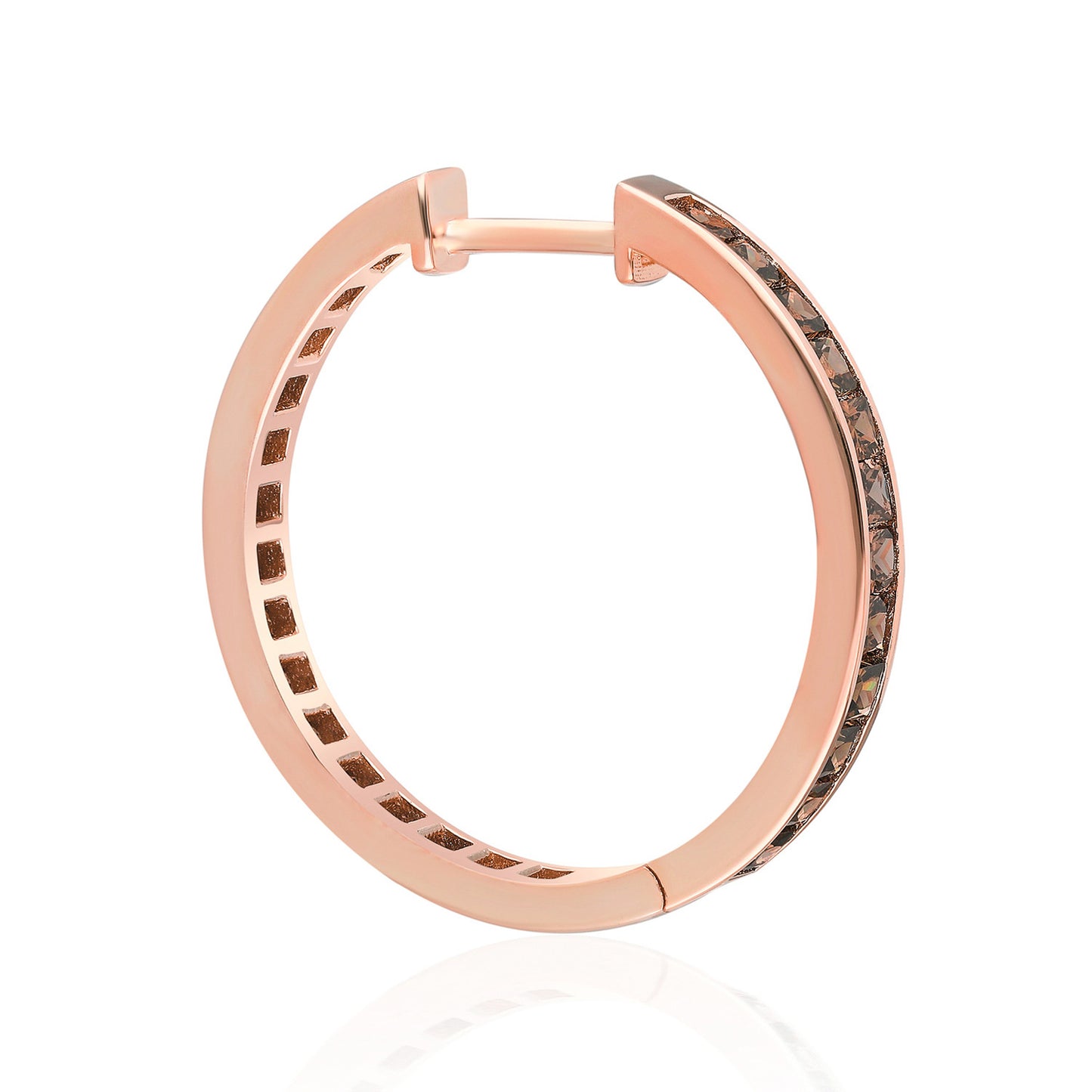 Stras Green Suq Hoop Earring