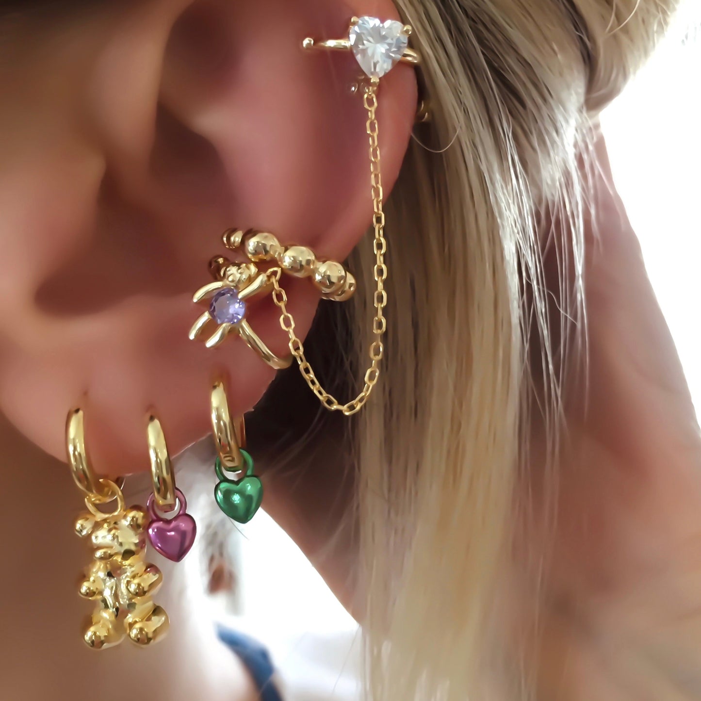 Teddy Bean Earring