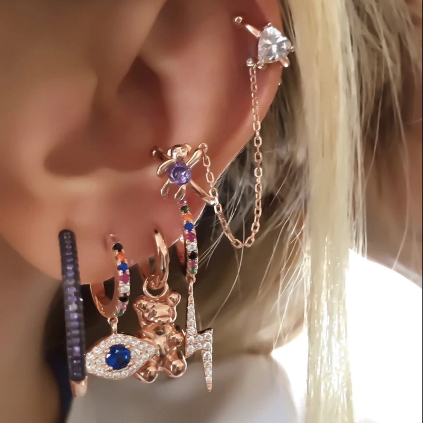 Teddy Bean Earring