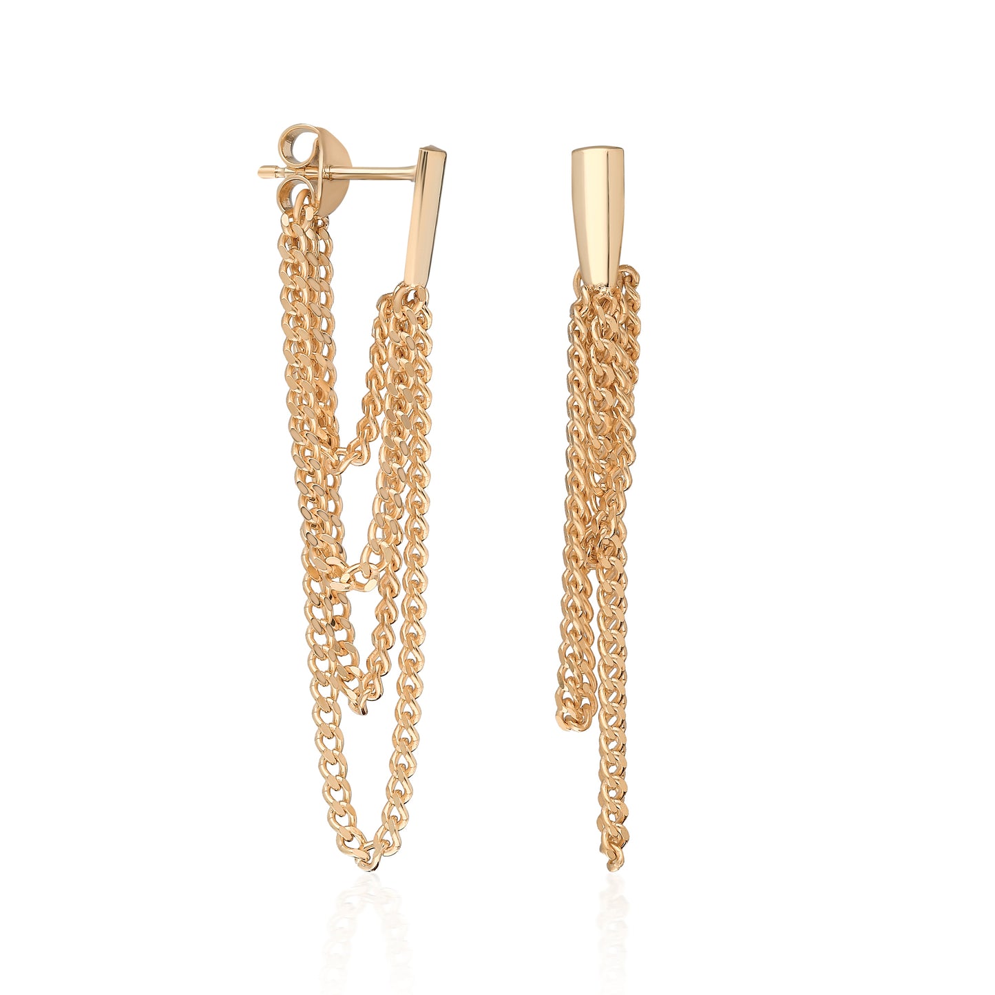 Terry Curb Chain Earring