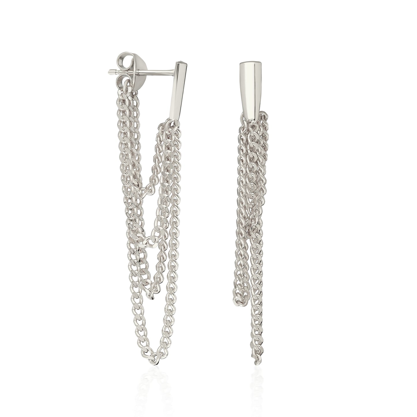 Terry Curb Chain Earring