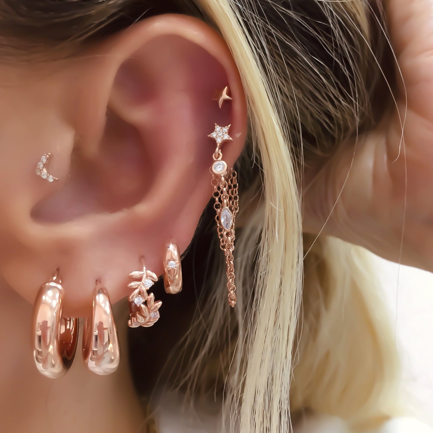 Thick Hoop Earring