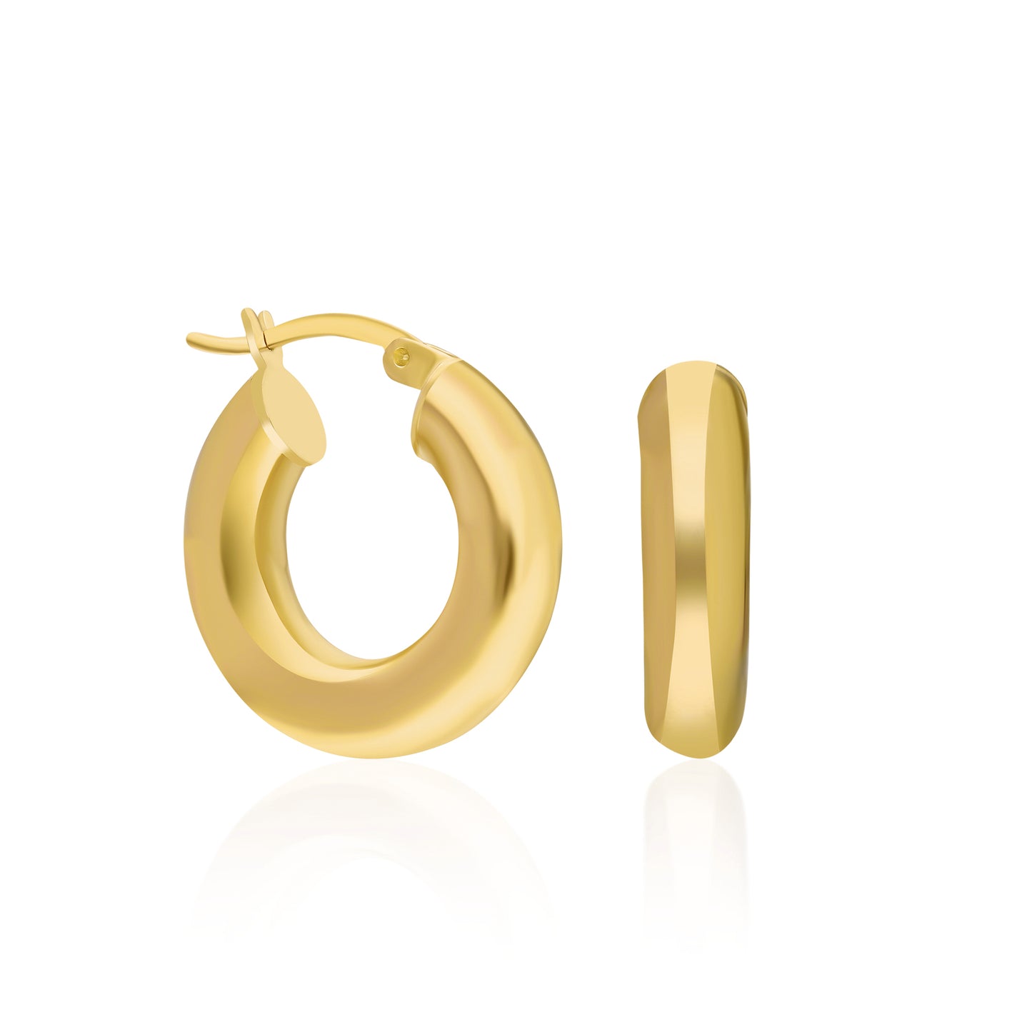 Thick Hoop Earring