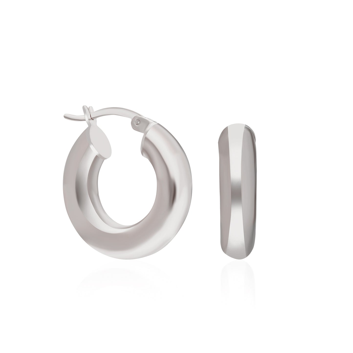 Thick Hoop Earring