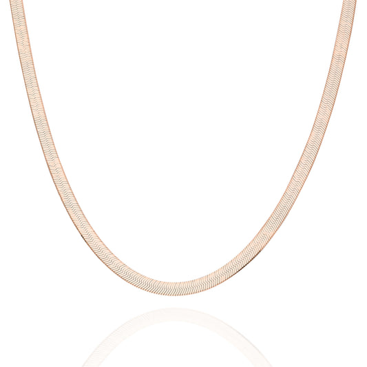 Thick Flat Chain Choker