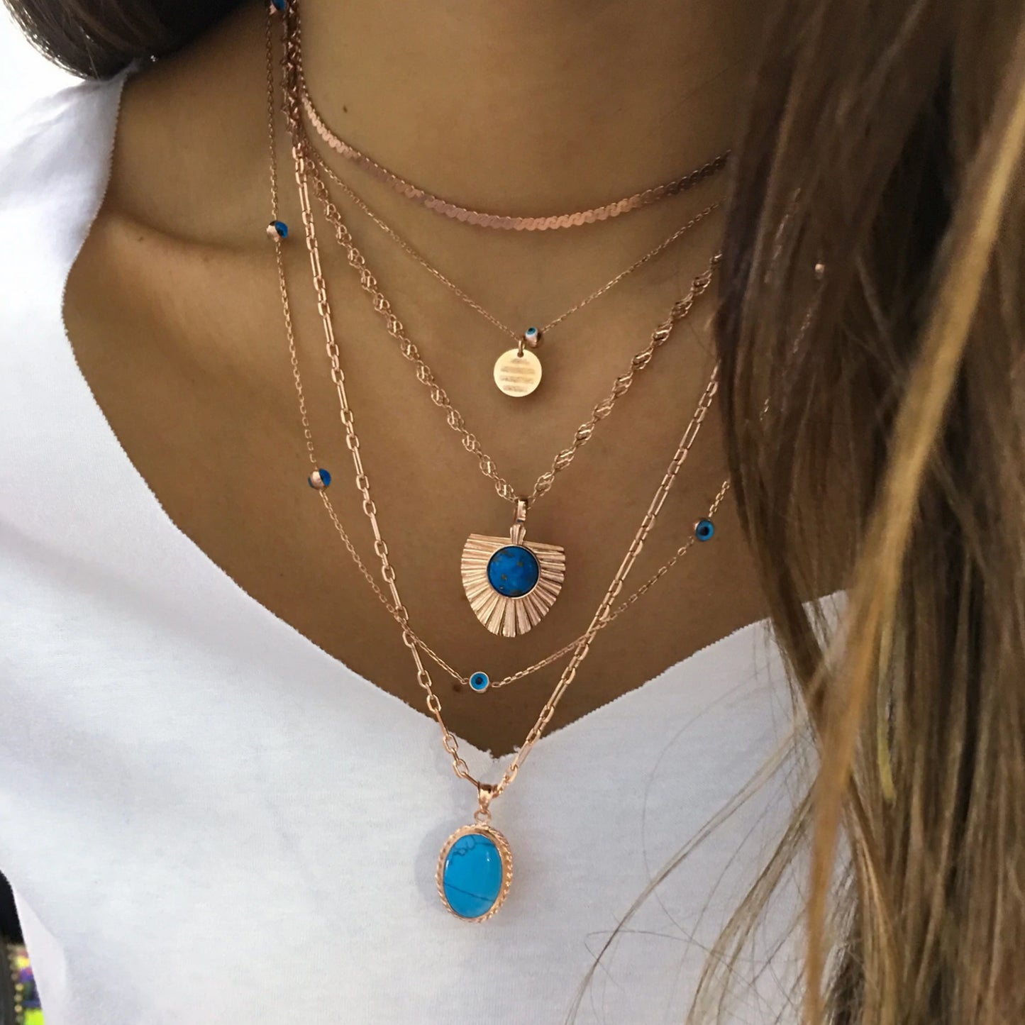 Thick Flat Knit Choker Necklace