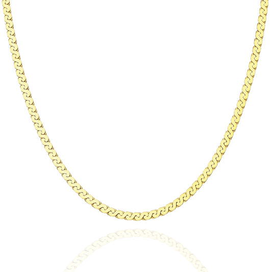 Thick Flat Knit Choker Necklace