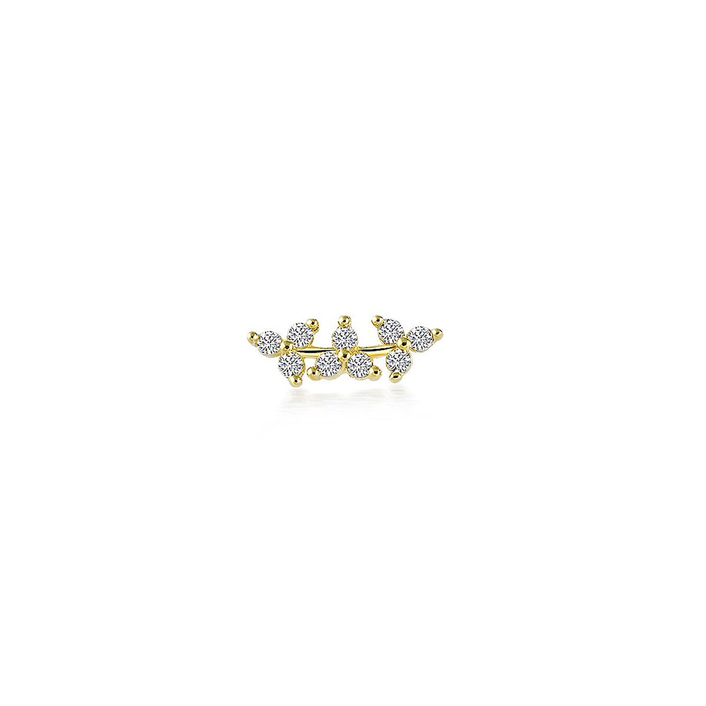 Trio Flower Gold Piercing