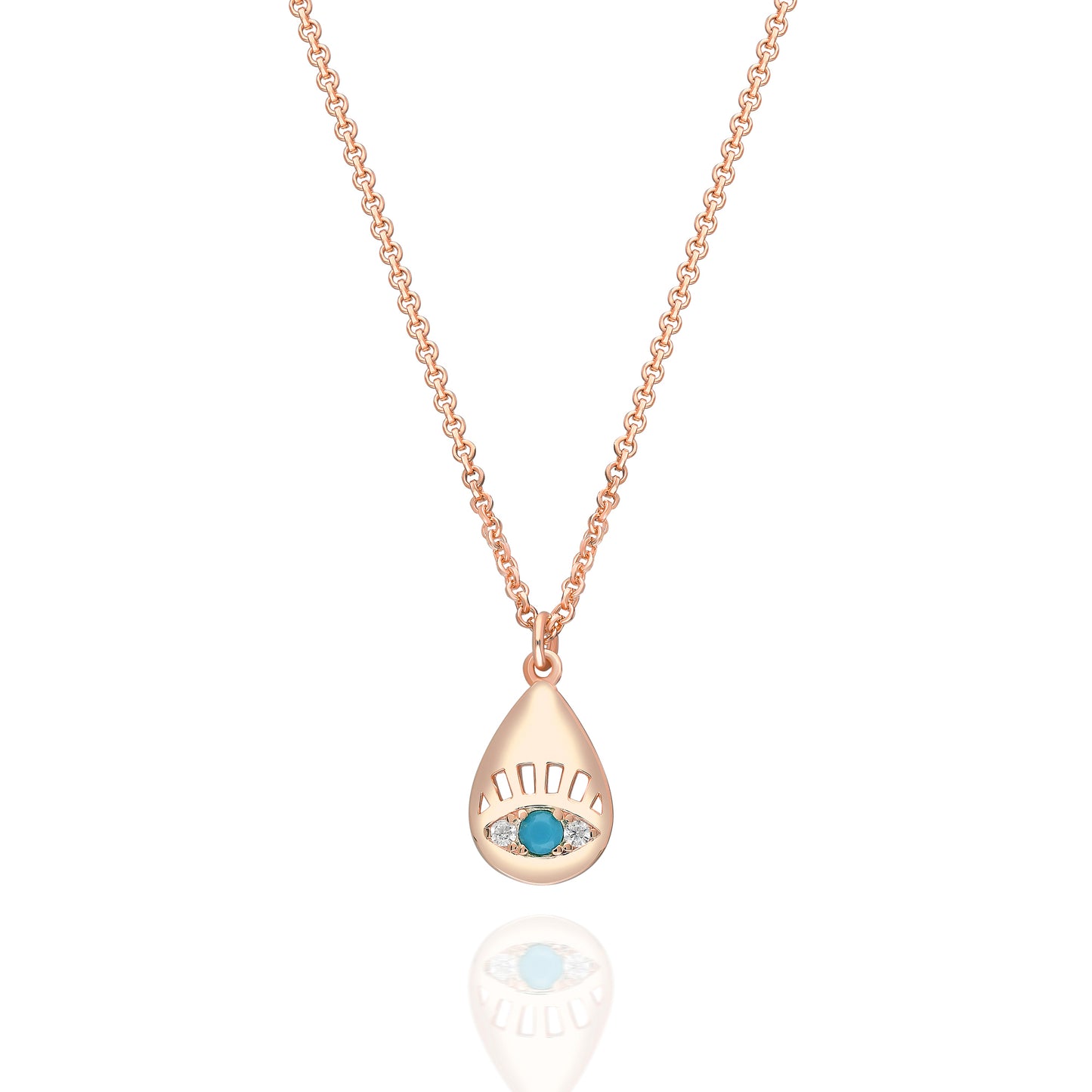 Vio Drop Eye Necklace