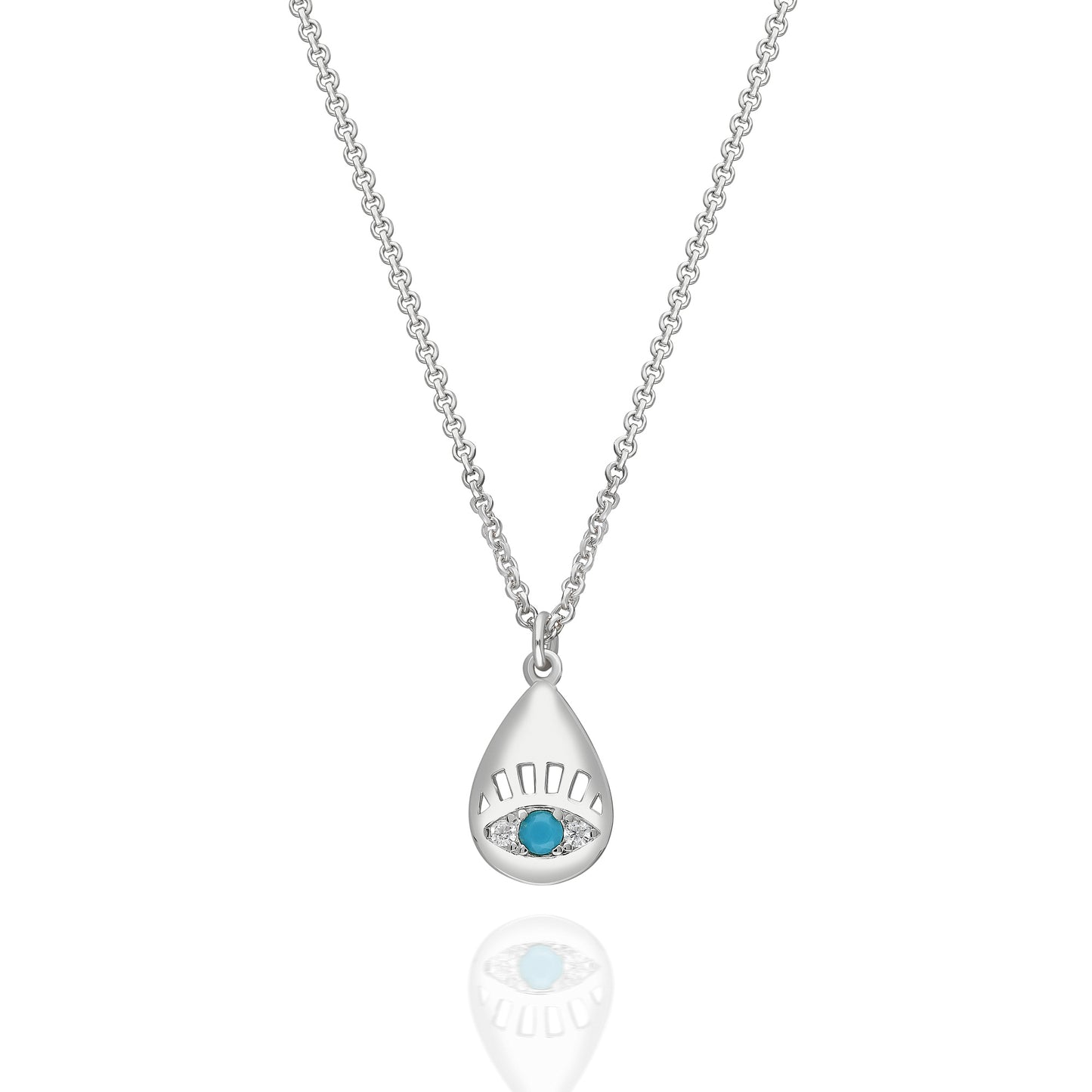 Vio Drop Eye Necklace