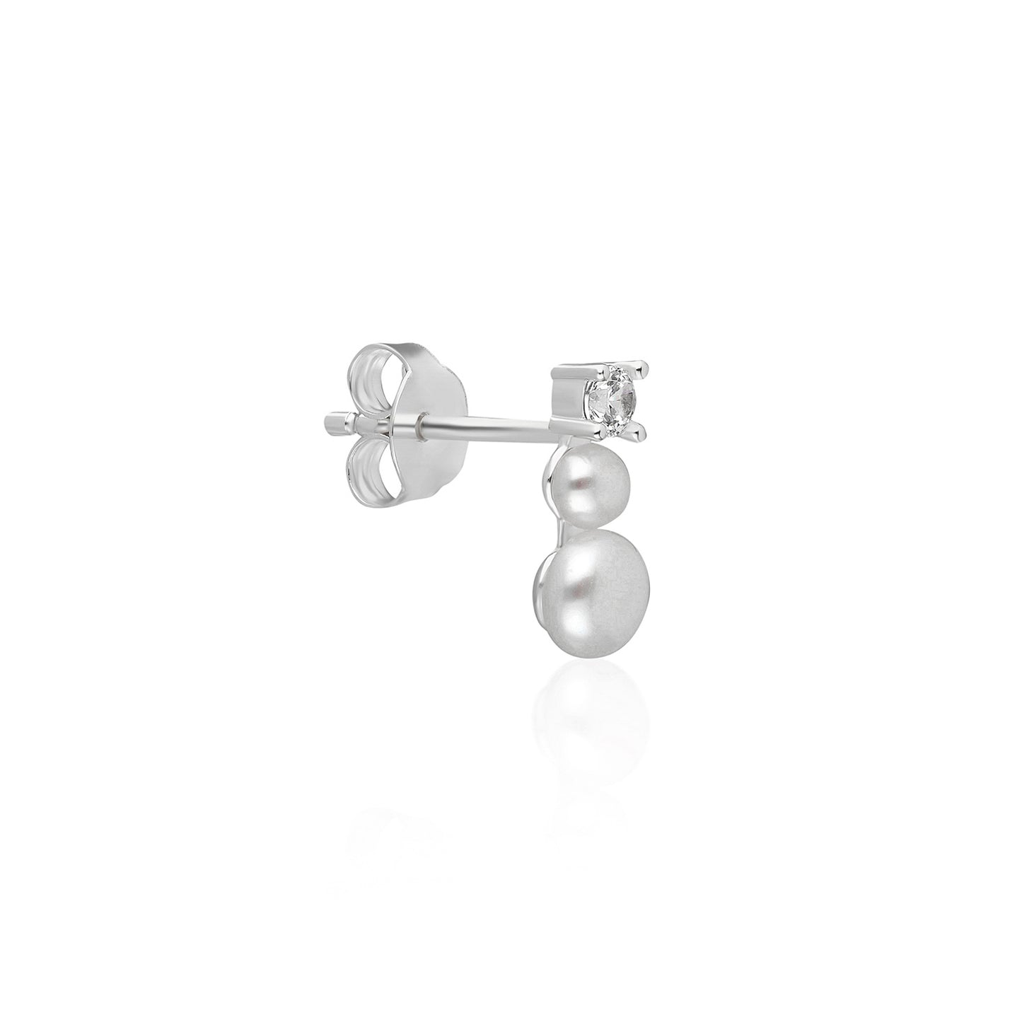 Vio Pearl Trio Point Earring