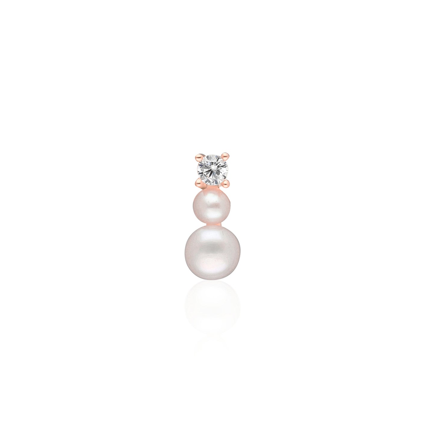 Vio Pearl Trio Point Earring