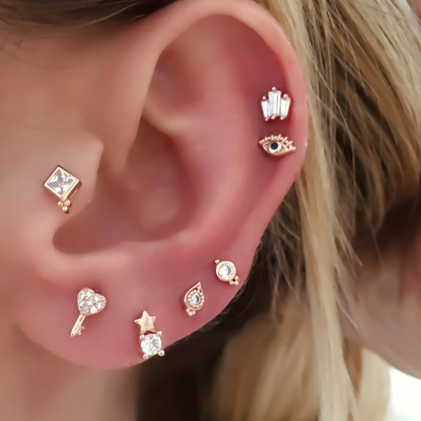 Vita Star Drop Piercing