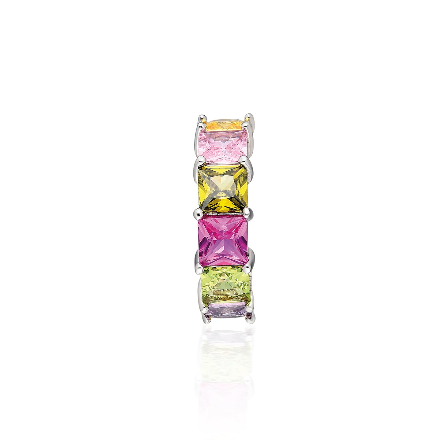 Wendy Multicolor Baguette Earring