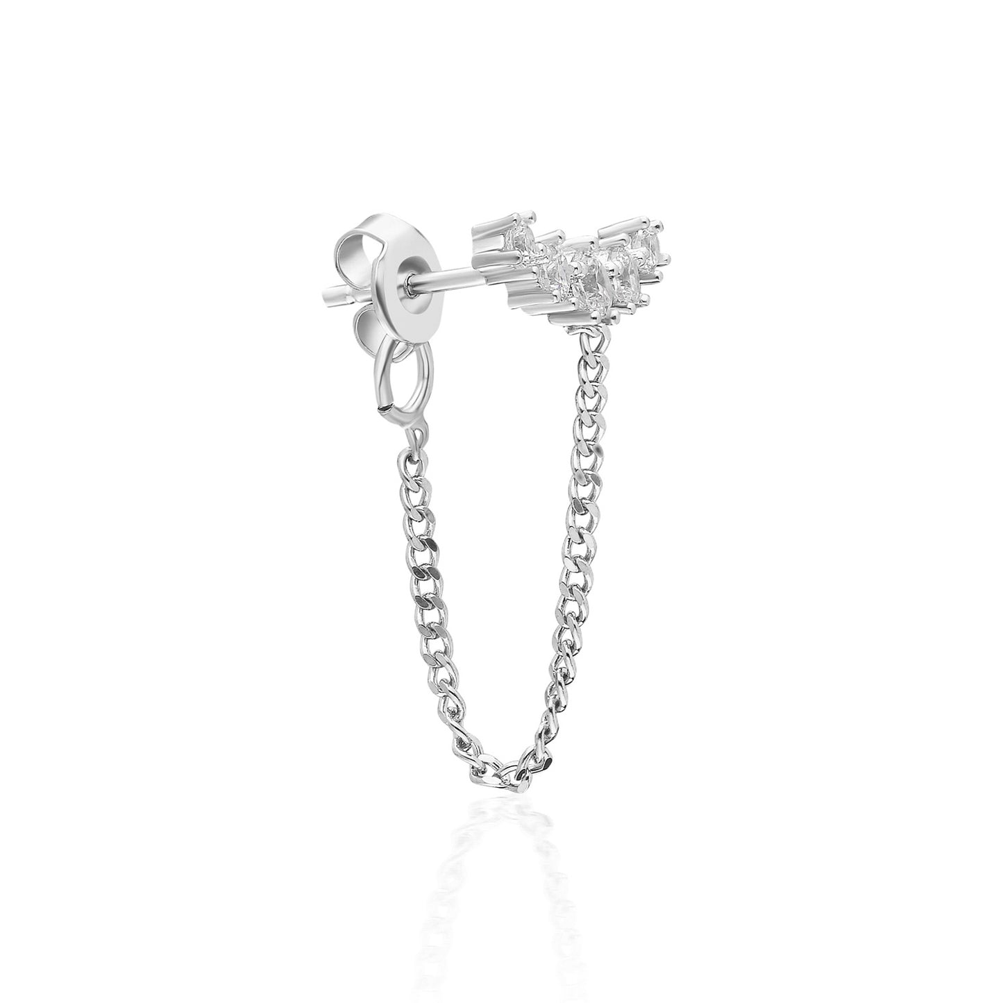 Windsor T Chain Earring