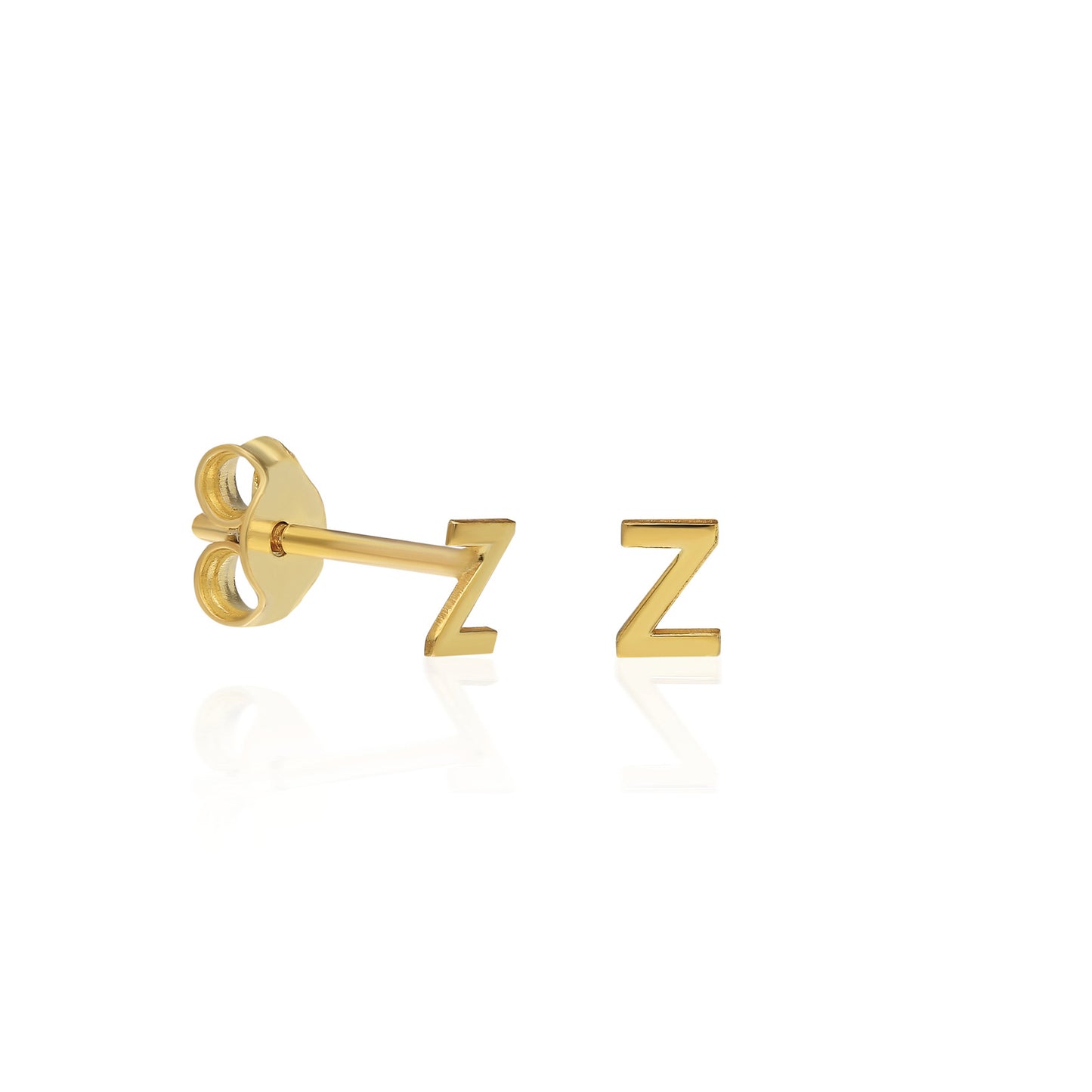 Lower Case Letter Stud Earring