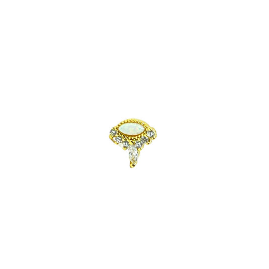 Lizza Opal Eye Earring