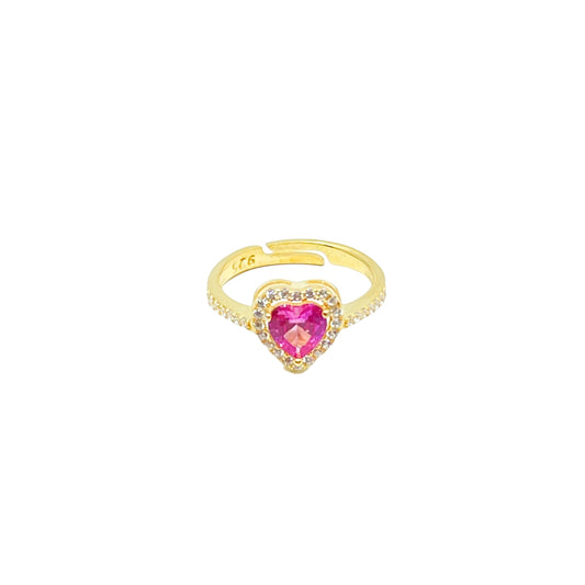 Ella Pinky Heart Ring