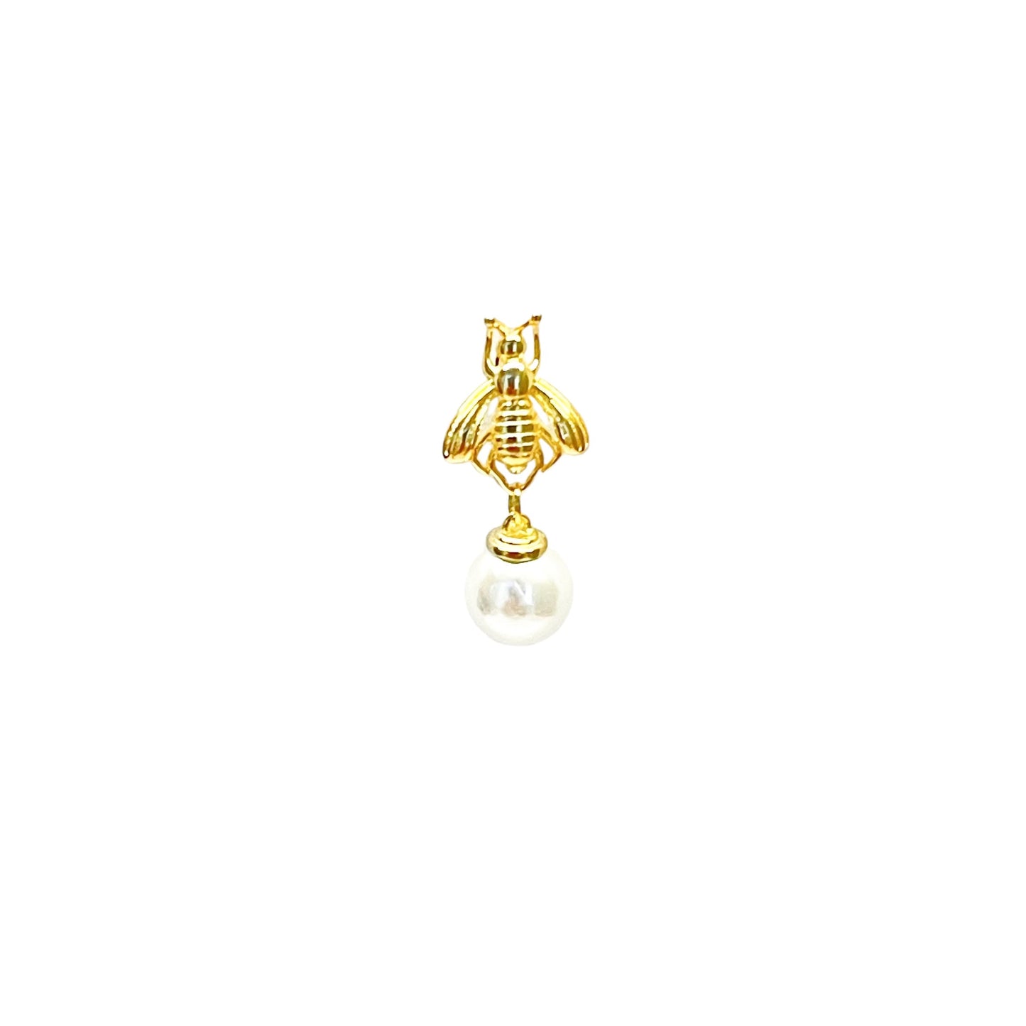 Michel Pearl Bee Earrings