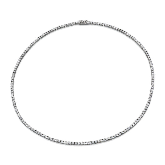 2 mm Tennis Necklace