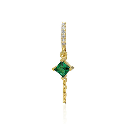 Aplin Emerald Tile Earring